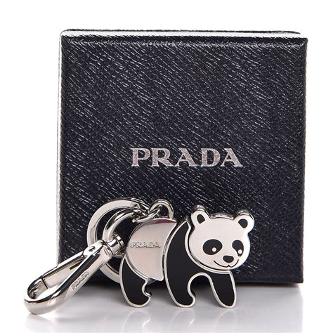 prada keychain panda|prada nylon keychains.